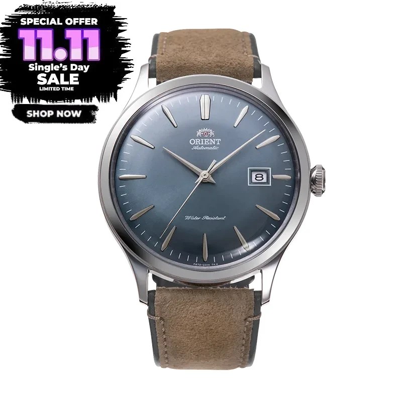 Orient Bambino Version 4 Leather Men's Watch- RA-AC0P03L
